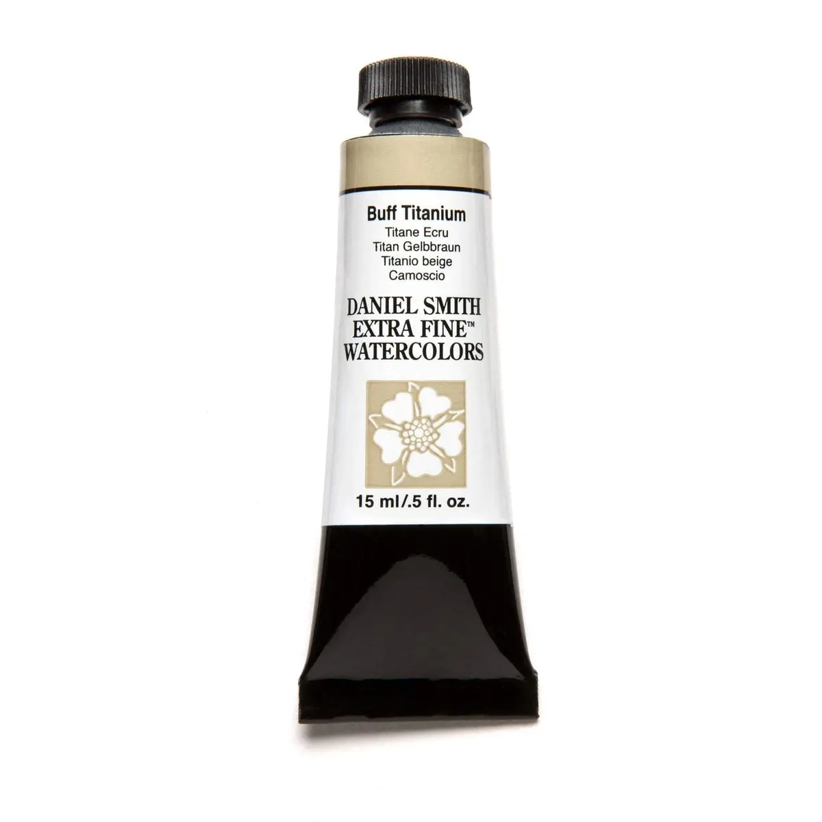 Daniel Smith Extra Fine Watercolor Paint Buff Titanium 15ml Tube | Lightfast, Pure, USA Made - view 5