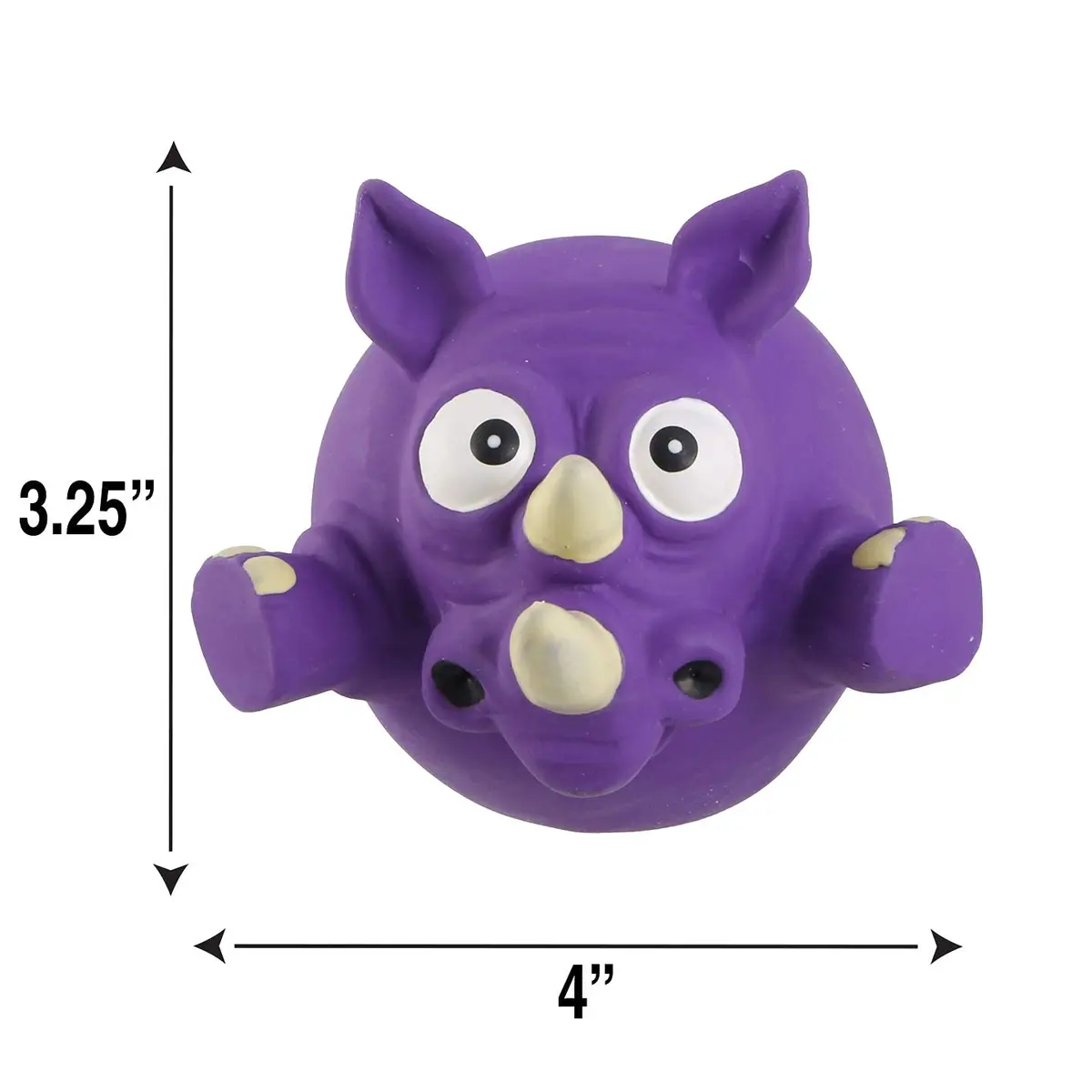 Hartz Dura Play ZooBalloons Dog Toy, 1 Count (Pack of 1), All Breed Sizes | Durable Latex & Foam - view 3