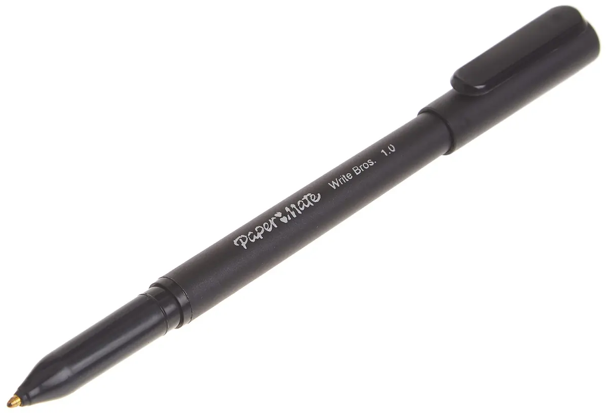Paper Mate Write Bros. Ballpoint Pens, Black Ink, Medium Point (1.0mm), 60 Count | Smooth Writing Bulk Pack - view 3