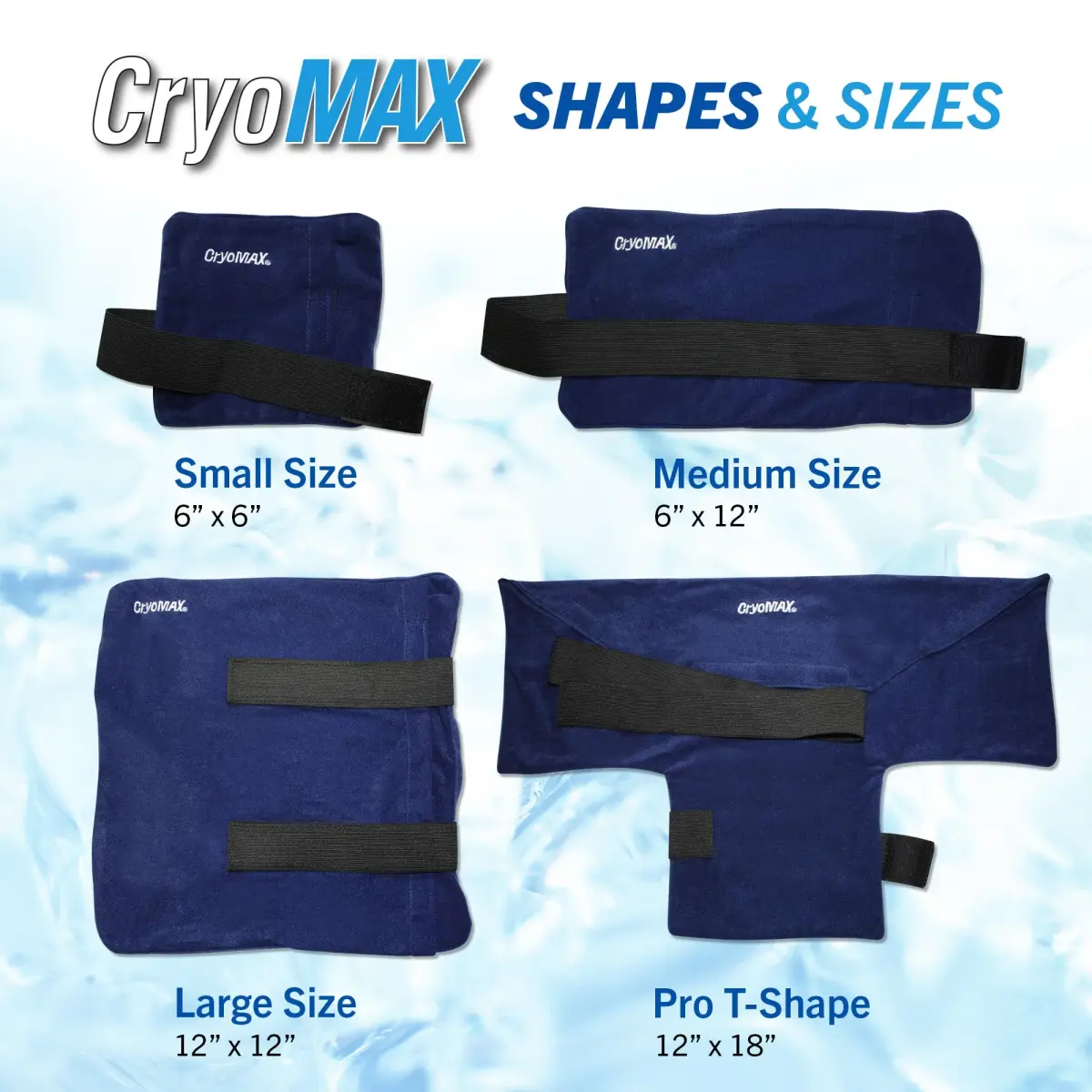 Cryo-MAX Reusable Cold Pack 30cm x 30cm (12" x 12") | 8 Hour Cold Therapy for Pain Relief - view 7