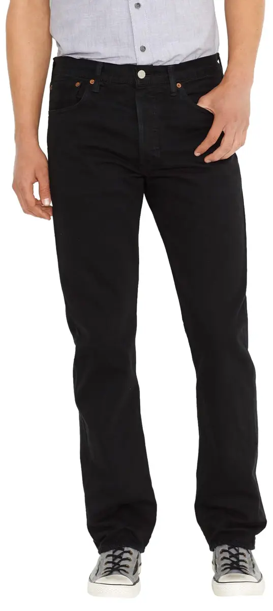 Levi's Men's 501 Original Fit Jeans, Black-Legacy, 32W x 32L | Classic Straight Fit for Everyday Style - main product image
