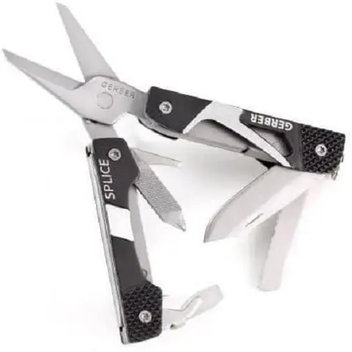Gerber Splice EDC Multitool Pocket Knife with Scissors, Bottle Opener, Black | 9-in-1 Compact Everyday Carry - view 5
