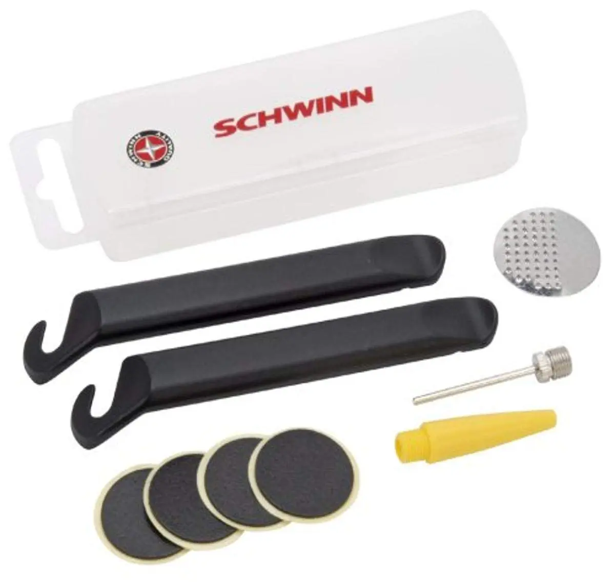 Schwinn Deluxe Bike Tube Repair Kit | Multi-Purpose Bicycle Repair Tool, Portable & Easy-to-Carry - main product image