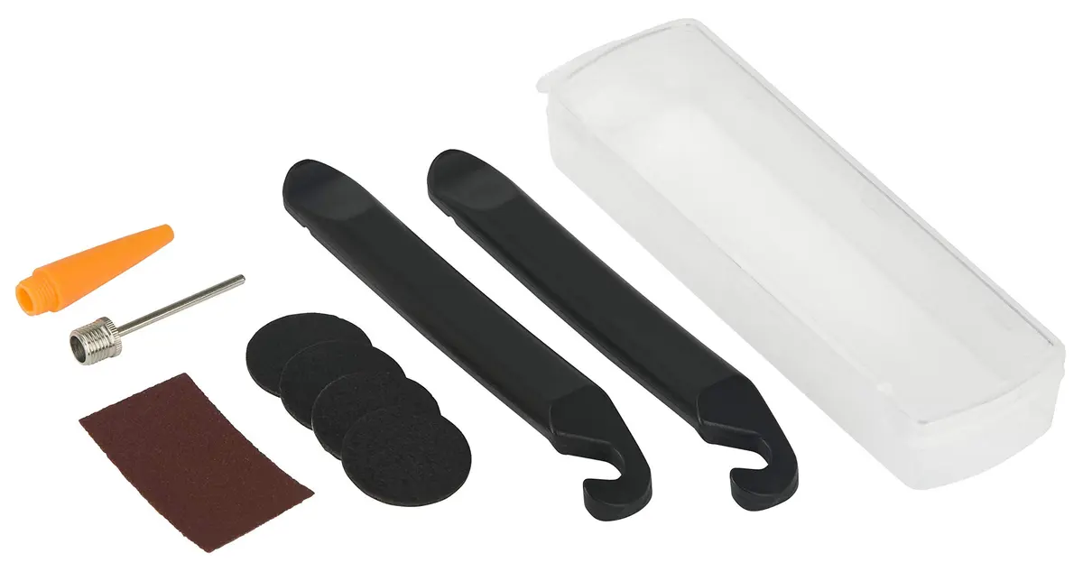 Schwinn Deluxe Bike Tube Repair Kit | Multi-Purpose Bicycle Repair Tool, Portable & Easy-to-Carry - view 2
