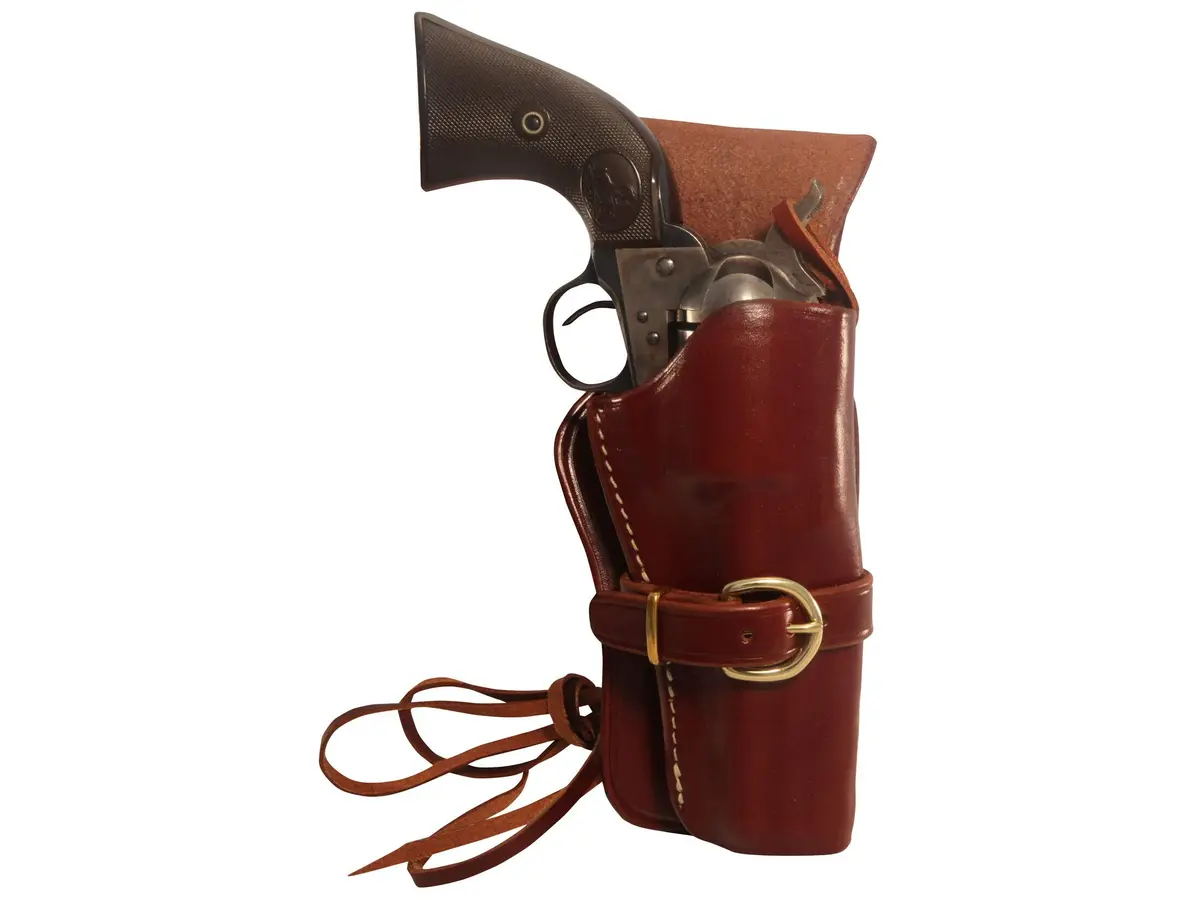 TRIPLE K Cheyenne Western Holster Walnut Oil | Heavy Duty Belt Carry, Right Hand - main product image