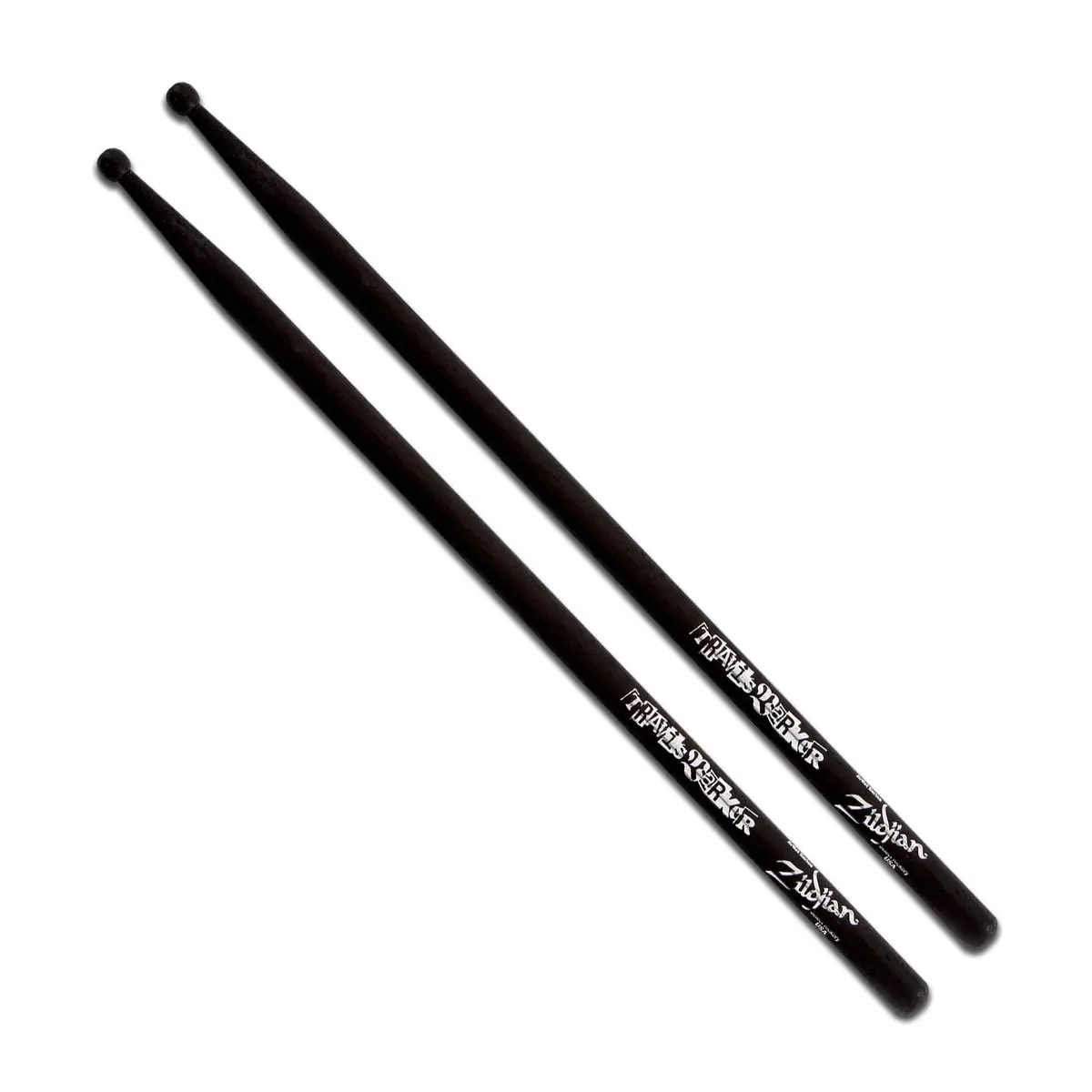 Zildjian Travis Barker Black Artist Series Drumsticks 41.6 cm (16.38 in) | Designed for Aggressive Playing - main product image