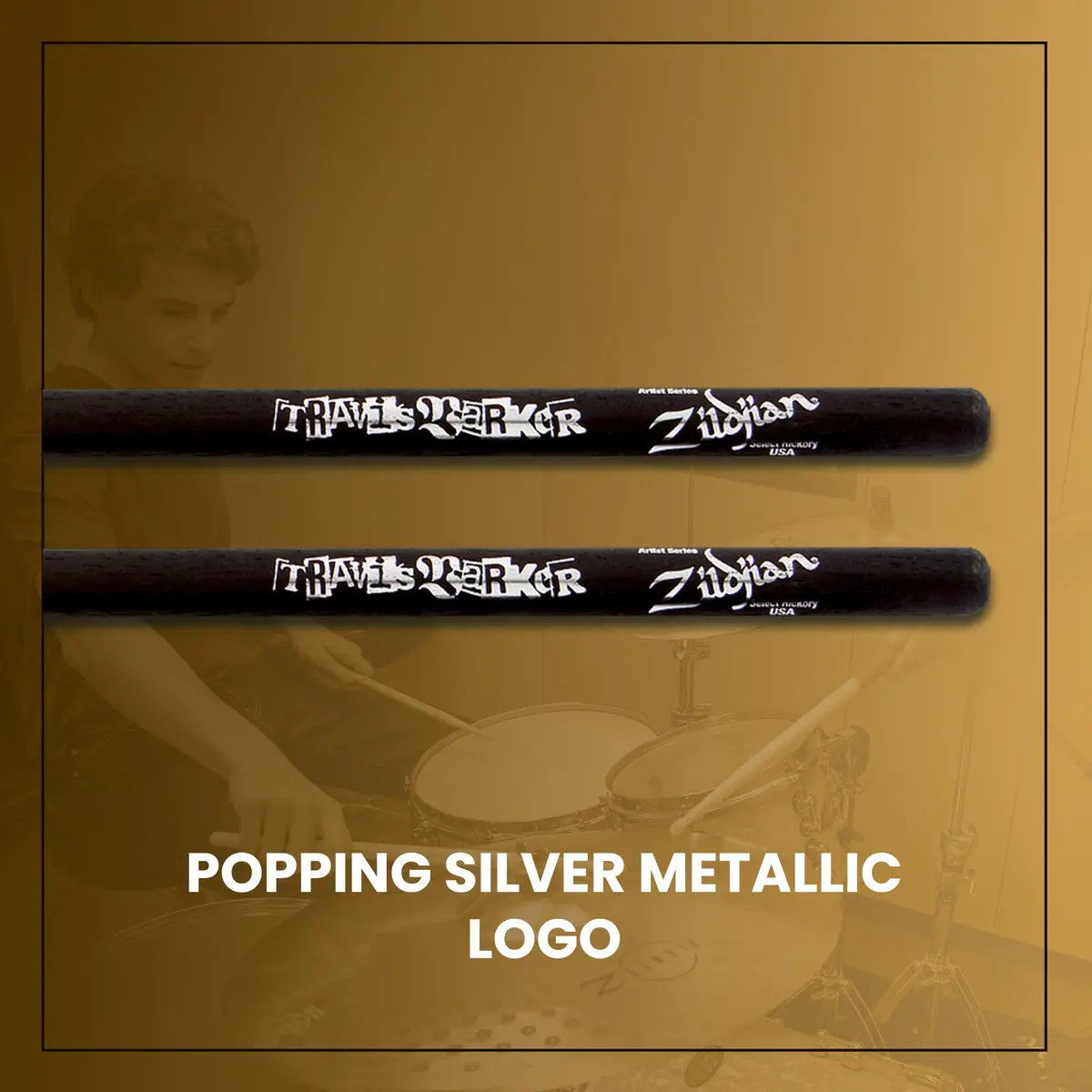 Zildjian Travis Barker Black Artist Series Drumsticks 41.6 cm (16.38 in) | Designed for Aggressive Playing - view 7