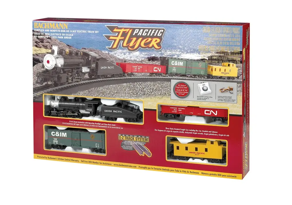 Bachmann Trains Pacific Flyer Ready To Run Electric Train Set HO Scale | 1:87 Scale Model Railway - view 6