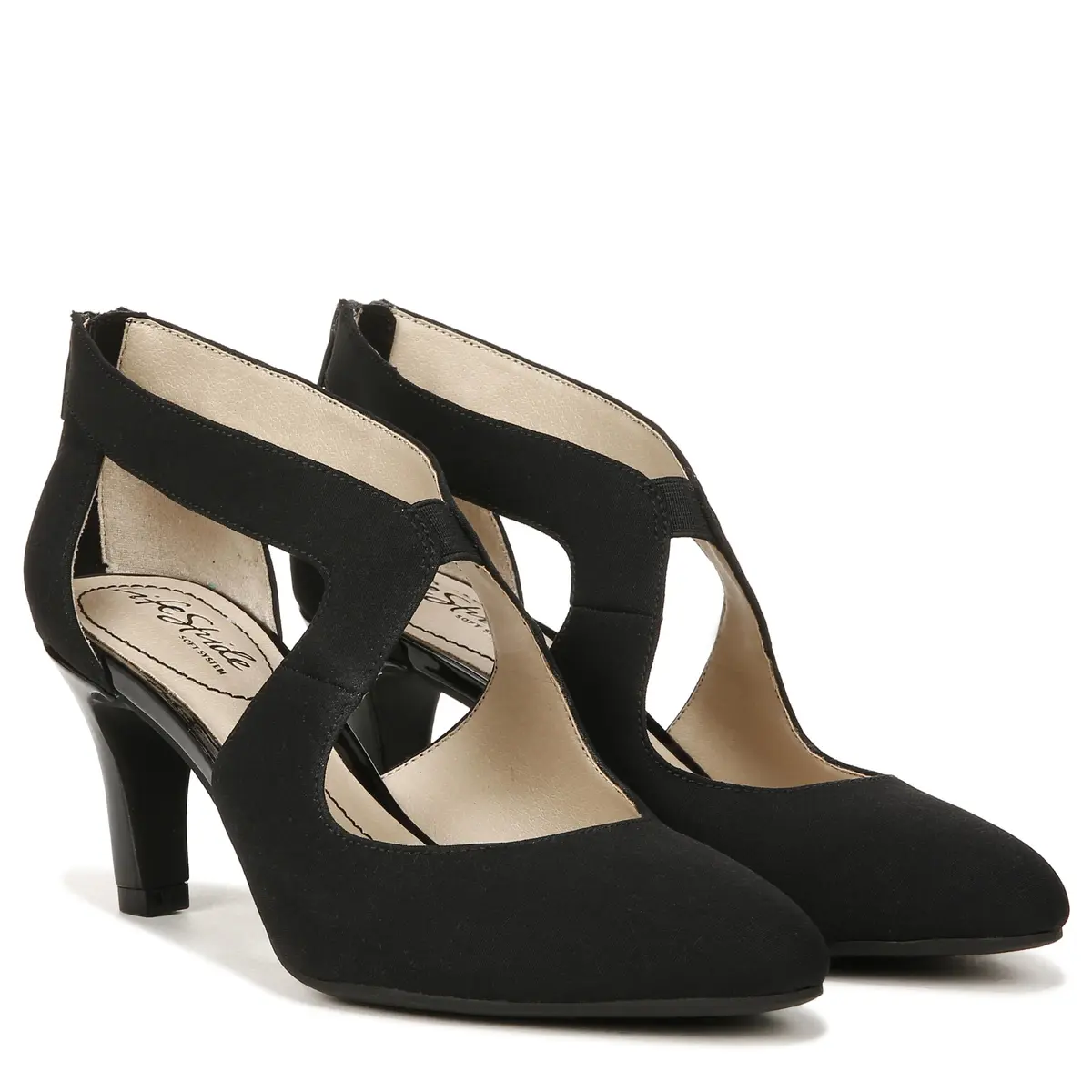 LifeStride Giovanna 2 Pump Black 8 W | Elegant, Comfortable Women's Dress Shoe - view 7