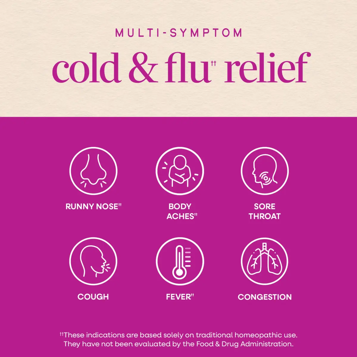 Nature's Way Umcka Cold & Flu Relief FastActives Berry 60 Count (1.8 oz) | Homeopathic Medicine for Cold & Flu Symptoms - view 3