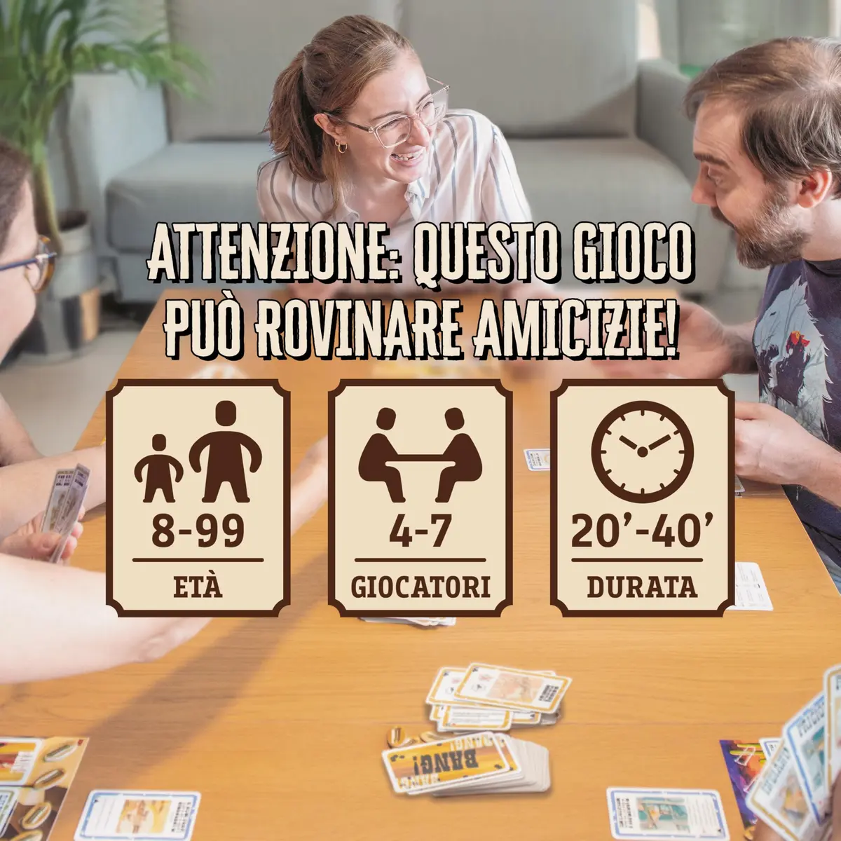 dV Giochi DA VINCI Bang 4th Edition | Wild West Card Game for 4-7 Players - view 6
