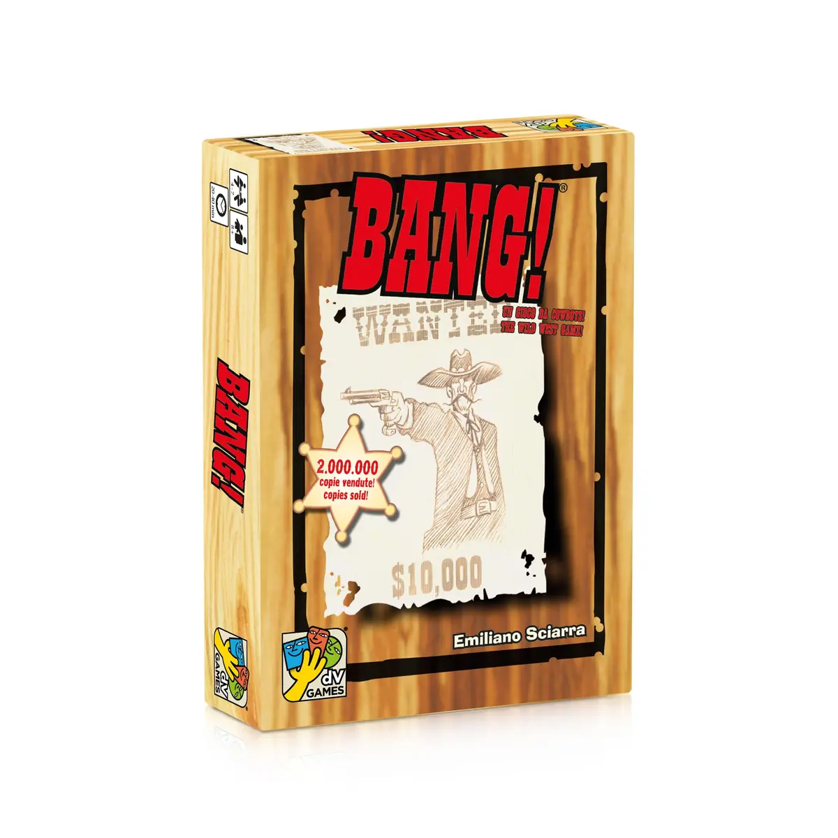 dV Giochi DA VINCI Bang 4th Edition | Wild West Card Game for 4-7 Players - main product image