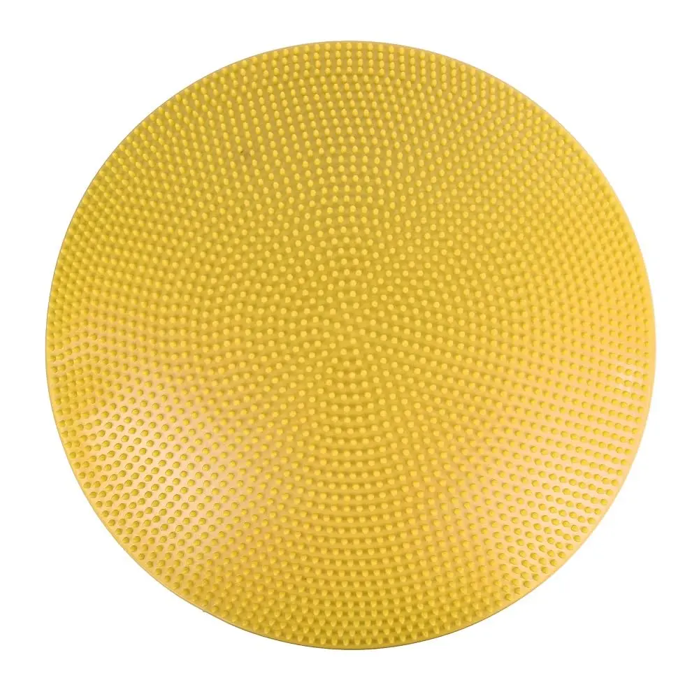 CanDo Inflatable Vestibular Balance Disc 23.6" Yellow | Balance & Posture Aid for Kids & Adults - main product image