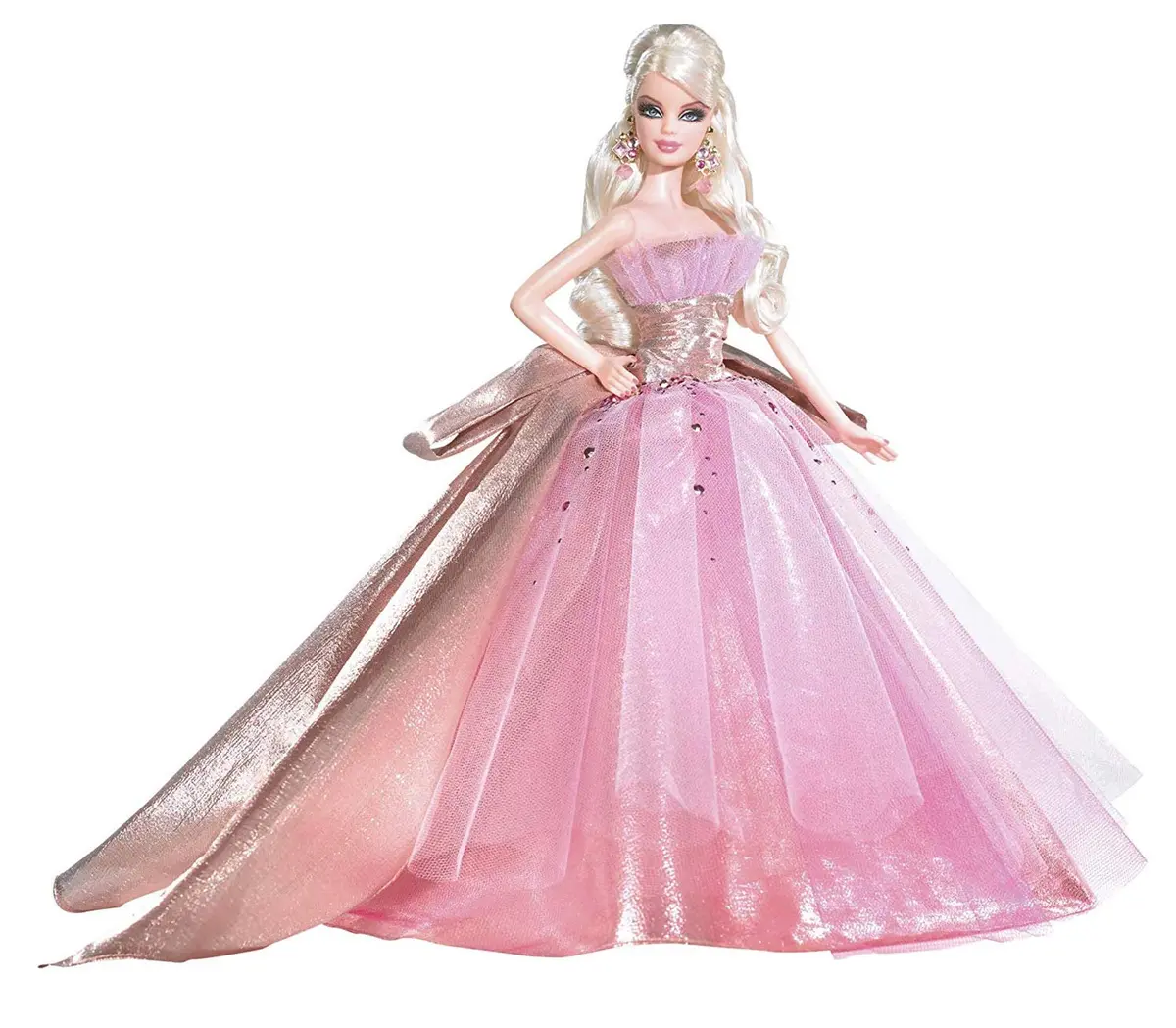 Barbie 2009 Holiday Doll | Adult Collector Toy with Shimmering Gown (14 inches) - view 3