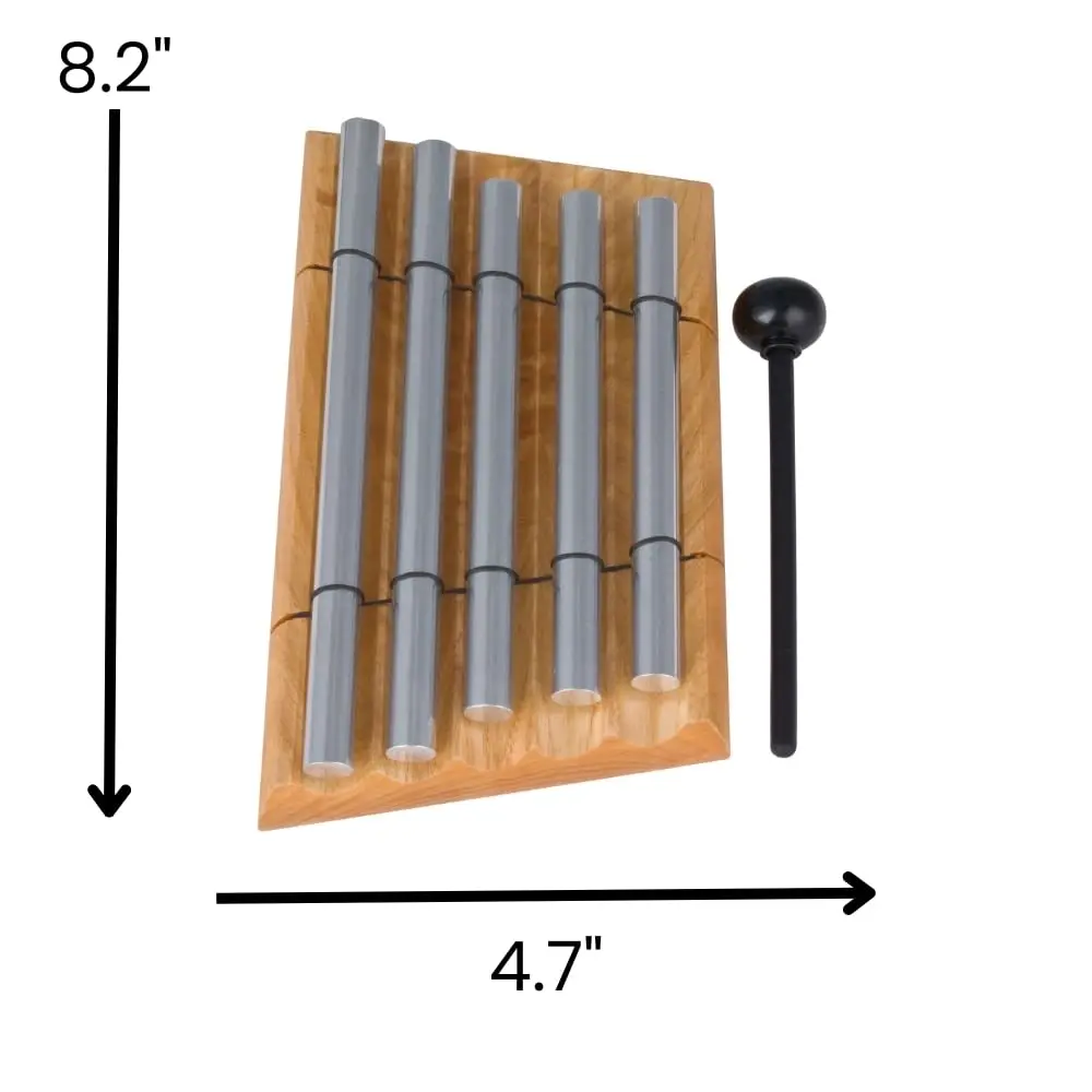 Woodstock Chimes Zenergy Quintet Hand Bell Chime 21.59 cm (8.5 Inch) | Tuned Meditation & Yoga Instrument - view 3