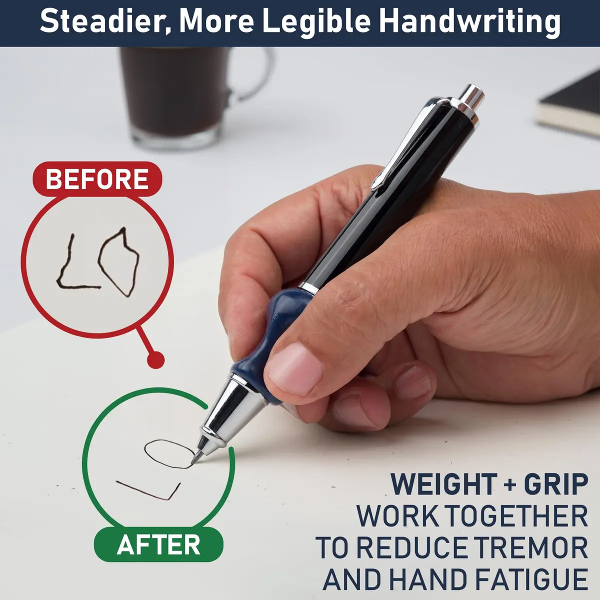 The Pencil Grip Heavyweight Mechanical Pencil Set, Ergonomic Weighted Pencil with Lead Refills - TPG-652 | Improves Legibility & Builds Strength - view 5
