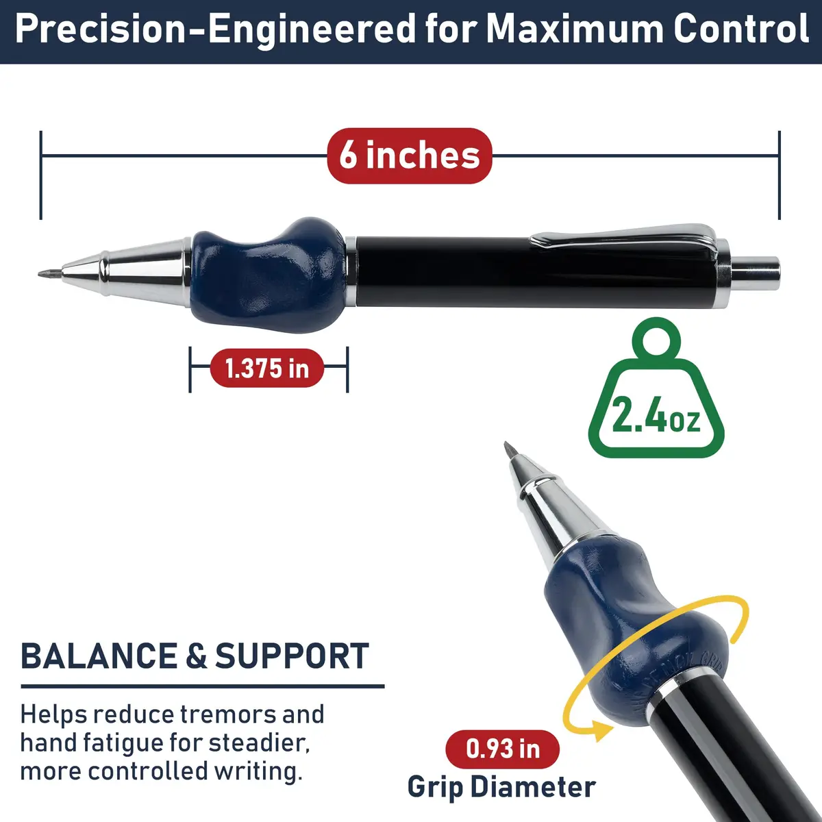 The Pencil Grip Heavyweight Mechanical Pencil Set, Ergonomic Weighted Pencil with Lead Refills - TPG-652 | Improves Legibility & Builds Strength - view 6