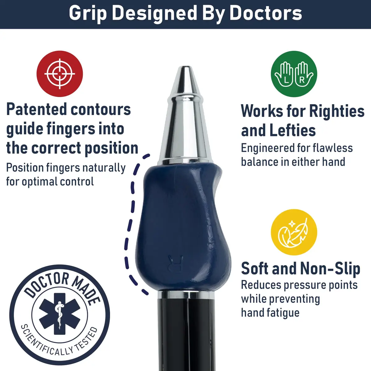 The Pencil Grip Heavyweight Mechanical Pencil Set, Ergonomic Weighted Pencil with Lead Refills - TPG-652 | Improves Legibility & Builds Strength - view 4