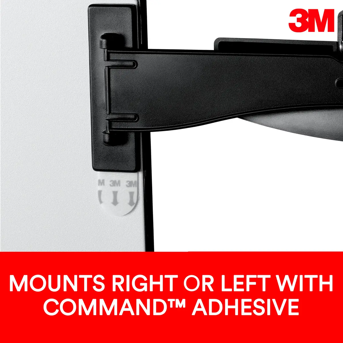 3M Monitor Document Clip with Command Adhesive, Black, 2.6cm (0.75 in) | Holds 30 Sheets - view 2