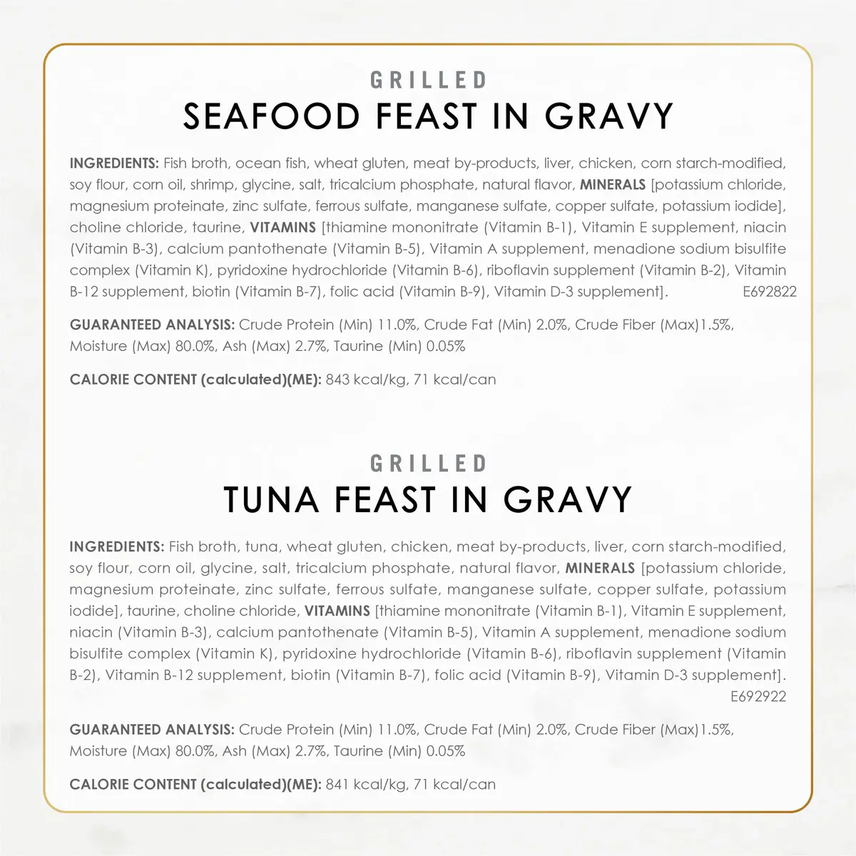 Purina Fancy Feast Grilled Seafood Wet Cat Food 3 oz Cans (24-Pack) | Variety Pack with Real Seafood in Savory Gravy - view 5