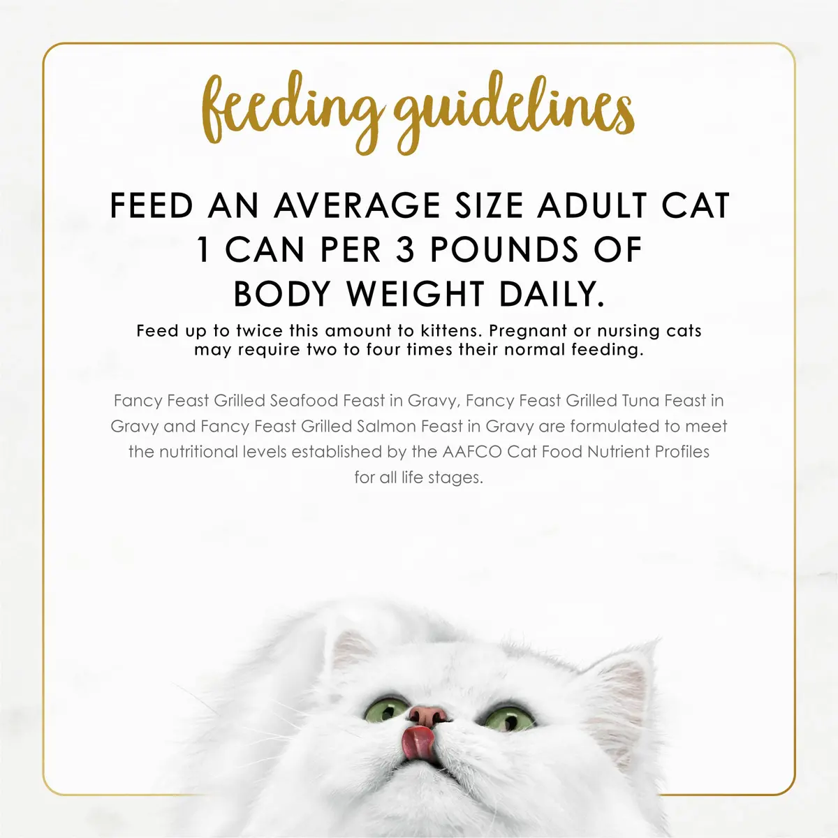 Purina Fancy Feast Grilled Seafood Wet Cat Food 3 oz Cans (24-Pack) | Variety Pack with Real Seafood in Savory Gravy - view 6