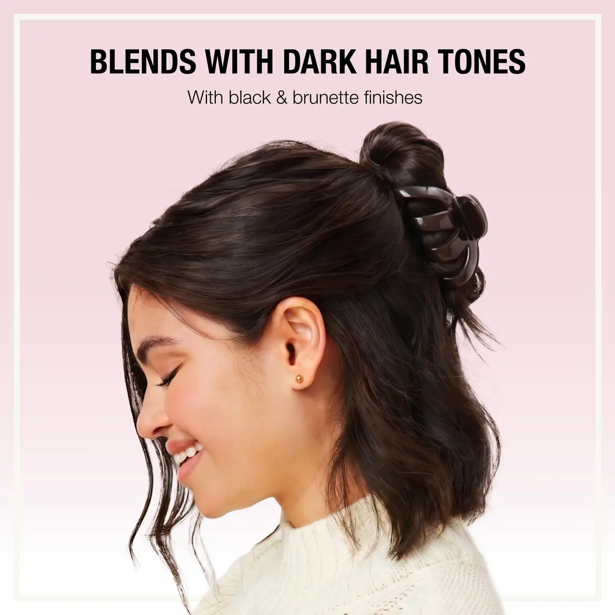 Scunci by Conair Black & Tortoise Octopus Claw Clips 2 Count | Strong Hold for Thick Hair - view 5