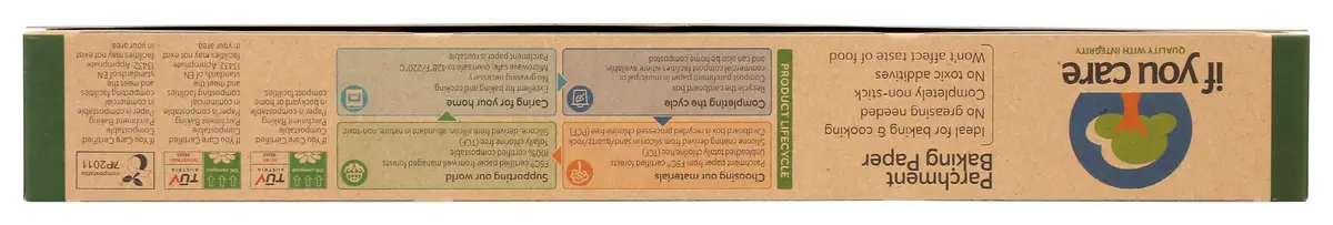 If You Care Parchment Paper Roll 70 Sq Ft | Unbleached, Chlorine-Free, Silicone-Coated - view 2