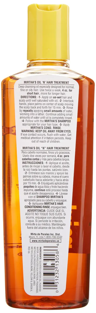 Mirta De Perales Oil 'N' Hair Treatment for Oily or Fine Hair | Deep Cleansing & Shine (70-120 chars) - view 2