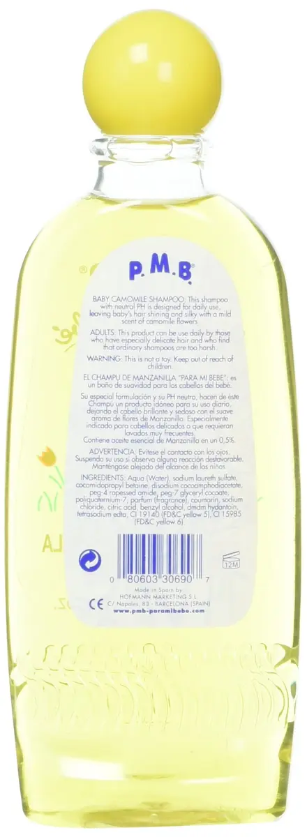 Para Mi Bebe Chamomile Shampoo 8.3 Oz | Gentle, Calming Baby Hair Wash for Daily Use - view 2
