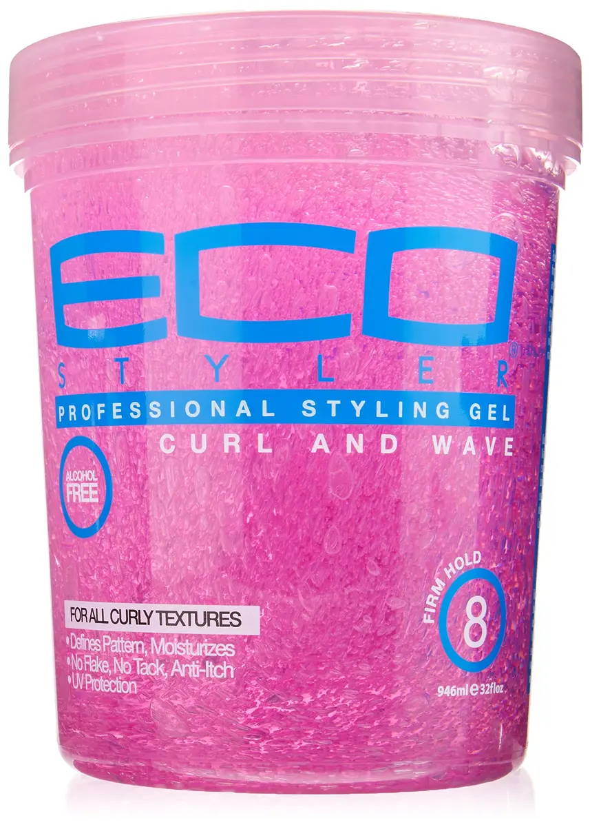 Eco Style Curl and Wave Hair Gel 950ml (32 Oz) | Alcohol-Free Formula for Wavy Hair - main product image