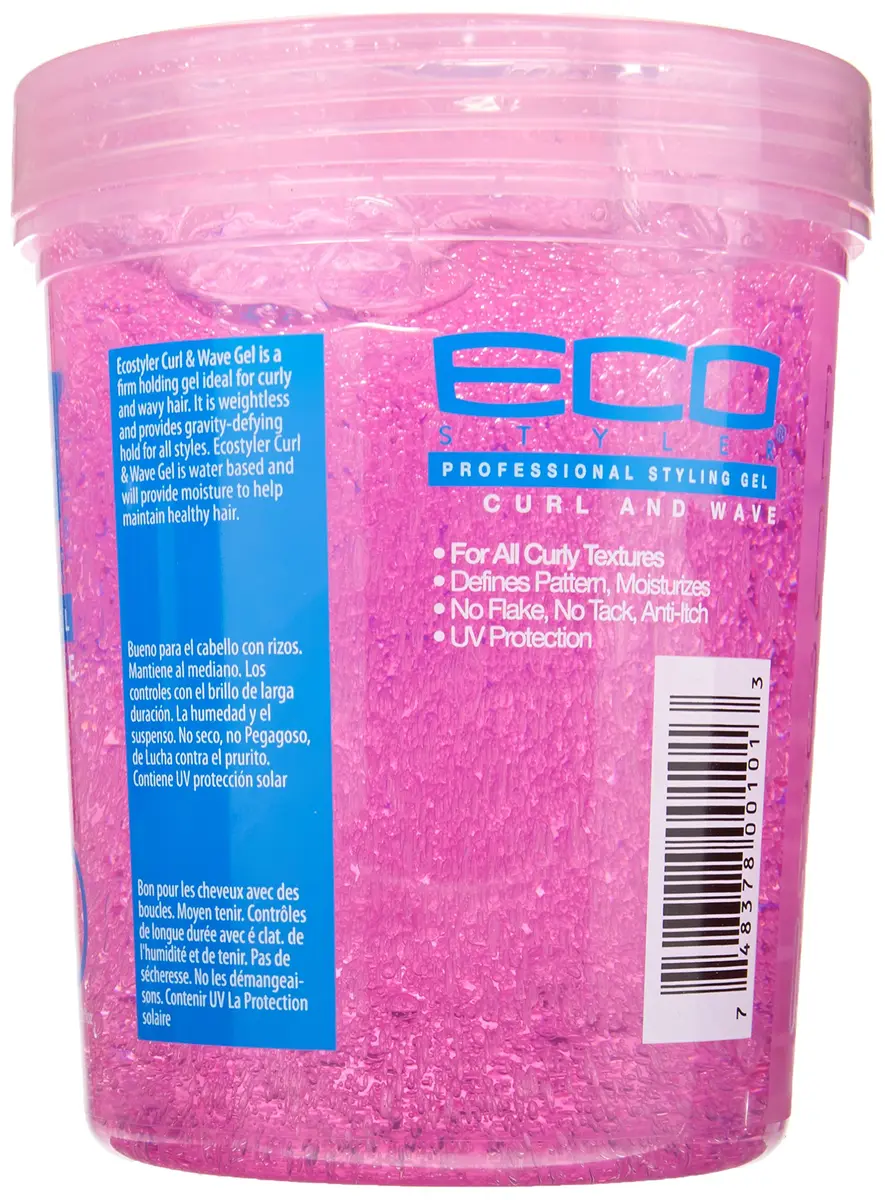 Eco Style Curl and Wave Hair Gel 950ml (32 Oz) | Alcohol-Free Formula for Wavy Hair - view 2