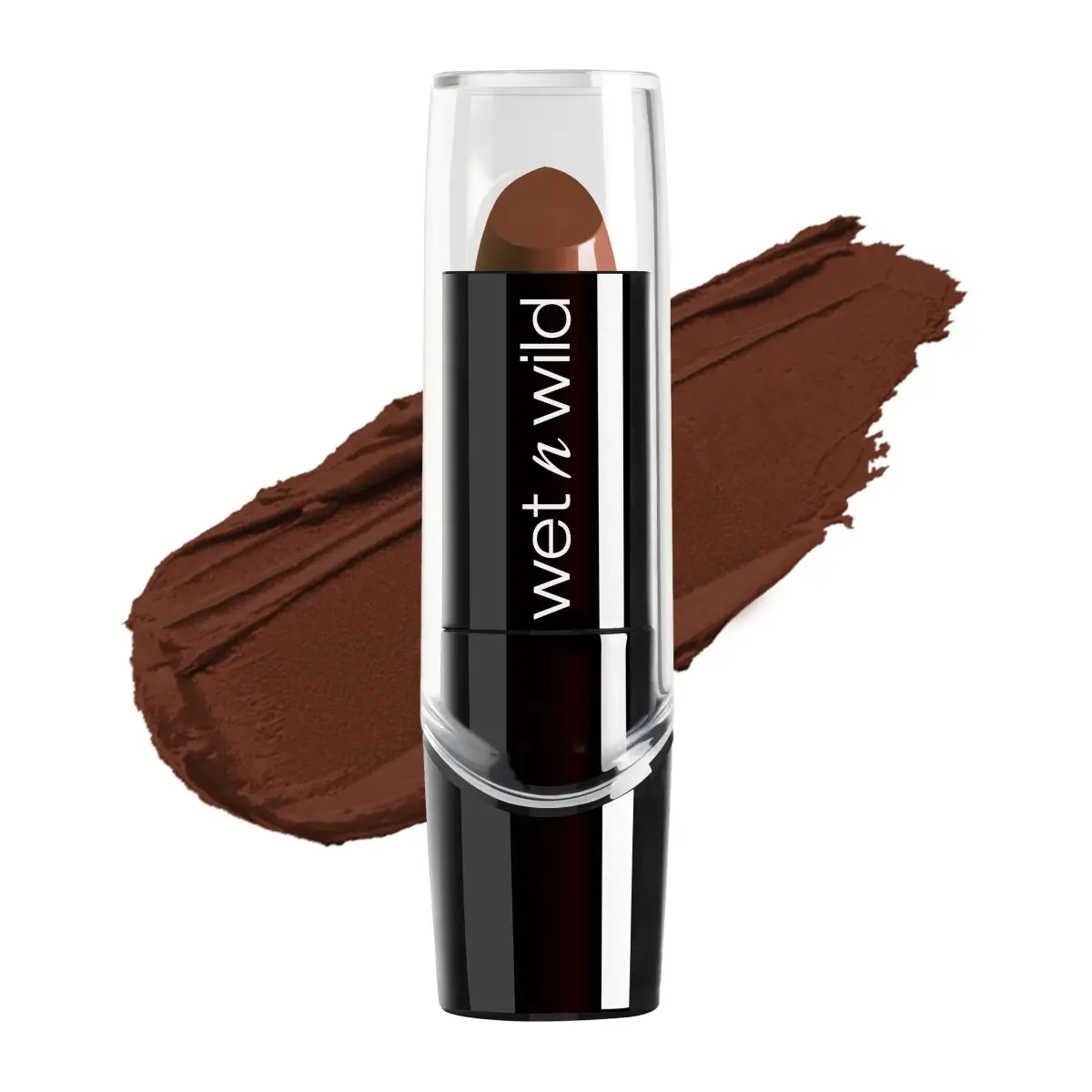 wet n wild Silk Finish Lipstick in Mink Brown | Hydrating Rich Buildable Lip Color - main product image