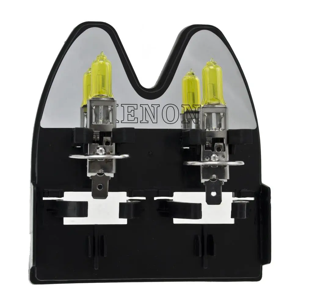 HELLA Optilux XY Series H1 Xenon Yellow Halogen Bulbs, 12V, 55W 2 Pack | Enhanced Visibility for All Conditions - view 3