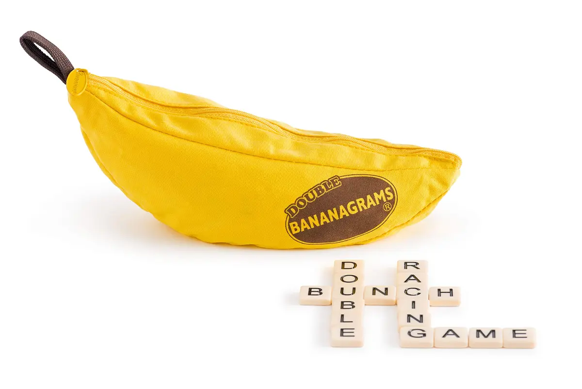 Bananagrams Double Word Game 288 Tiles for 2-16 Players | Educational & Travel Friendly - main product image