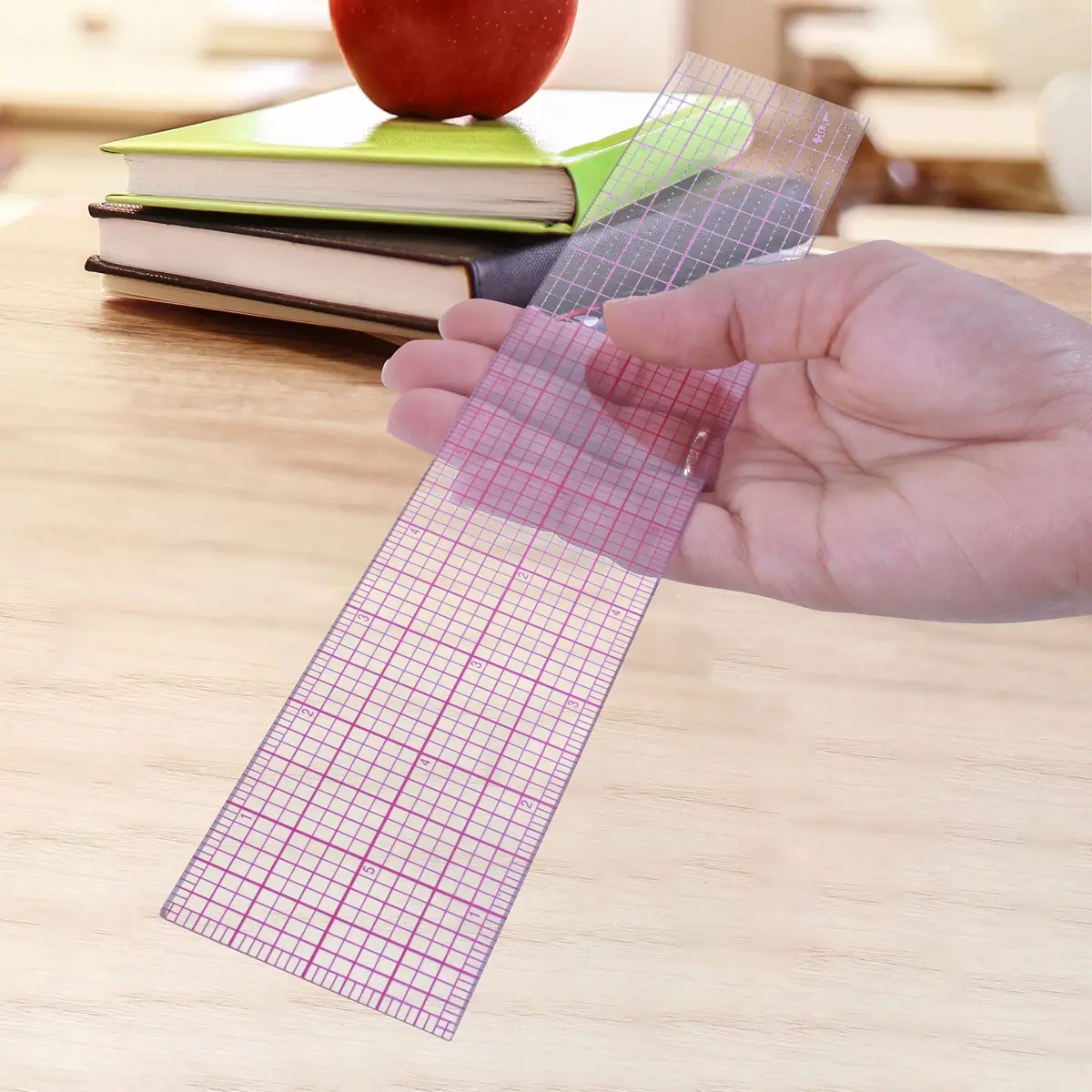 Westcott B-70 Graph Beveled Ruler 30cm (12 in) | Precision Measuring Tool for Students & Professionals - view 2