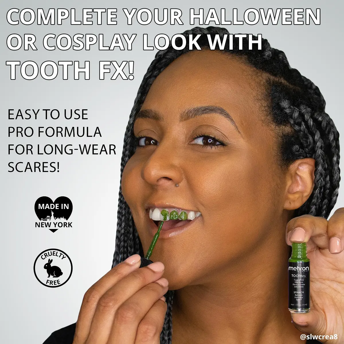 Mehron Makeup Tooth FX - BLACK | Special FX Tooth Paint for Halloween & Cosplay - view 5