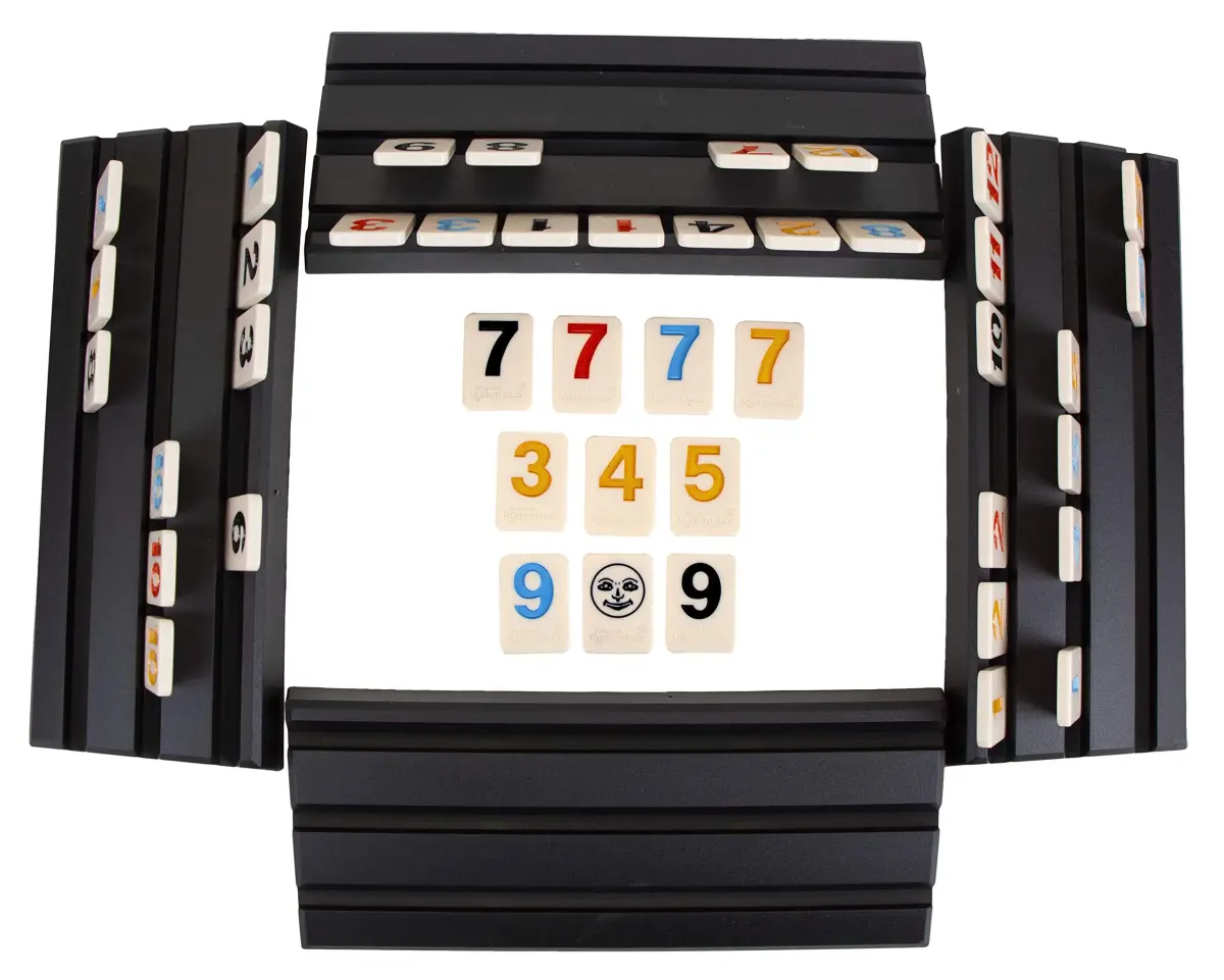 Pressman Rummikub Large Numbers Edition Tile Game | Easy to Learn, Strategy Focused, 106 Tiles - view 3