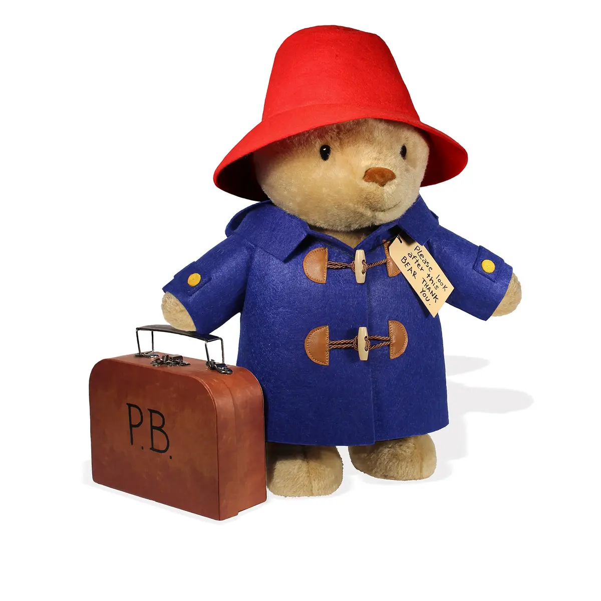 YOTTOY Paddington Bear Collection | Classic Plush Toy with Suitcase - 16"H - main product image