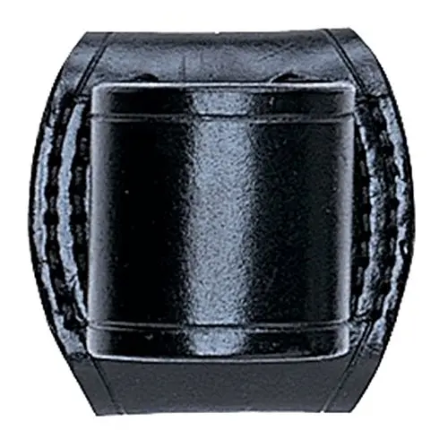 Aker Leather 541XT Open Top & Bottom Flashlight Holder, Basketweave Duty | Handcrafted Leather for Duty Gear - main product image