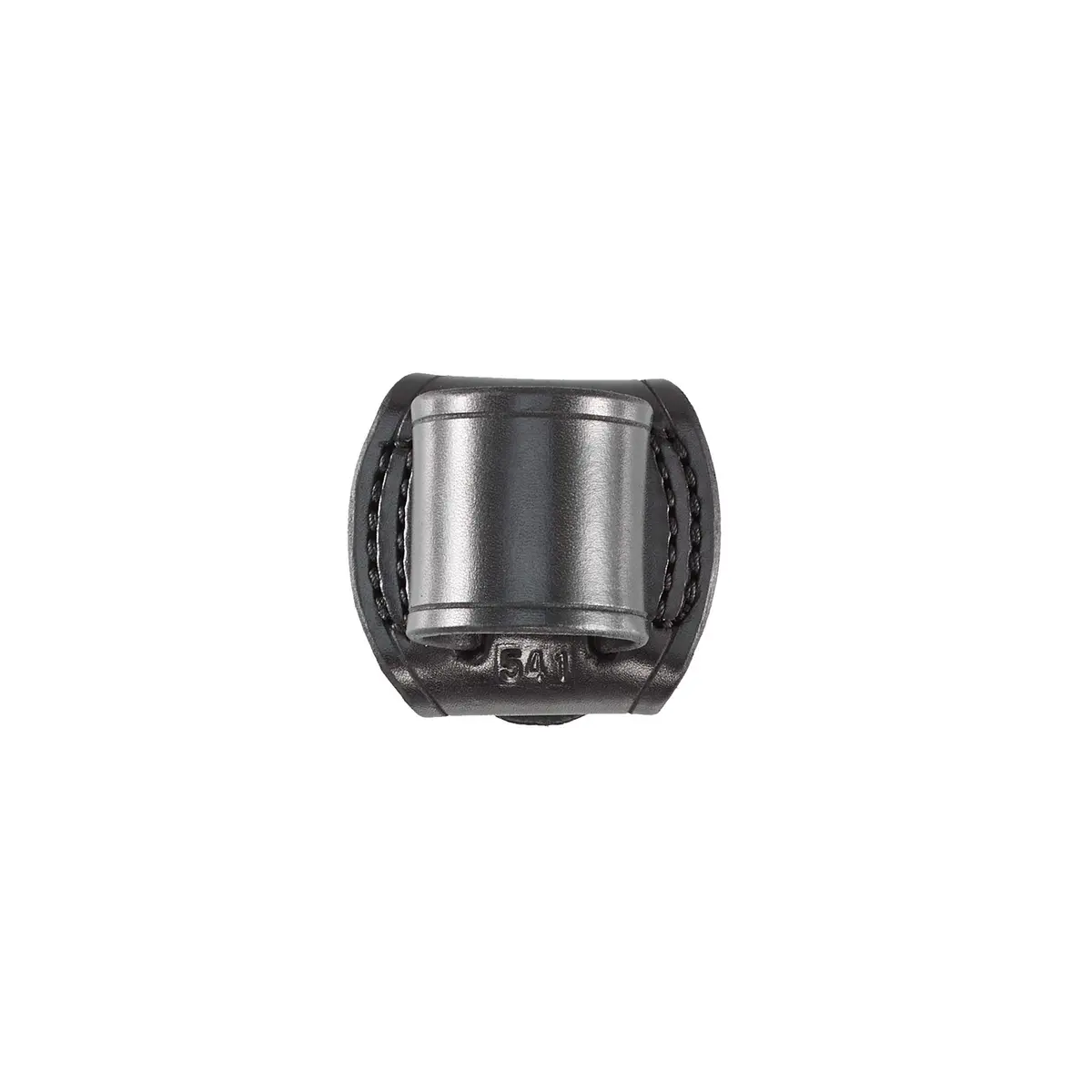 Aker Leather 541 Open Top & Bottom Flashlight Holder, Black Duty Belt | Durable Leather, Fits D-Cell Flashlights - main product image