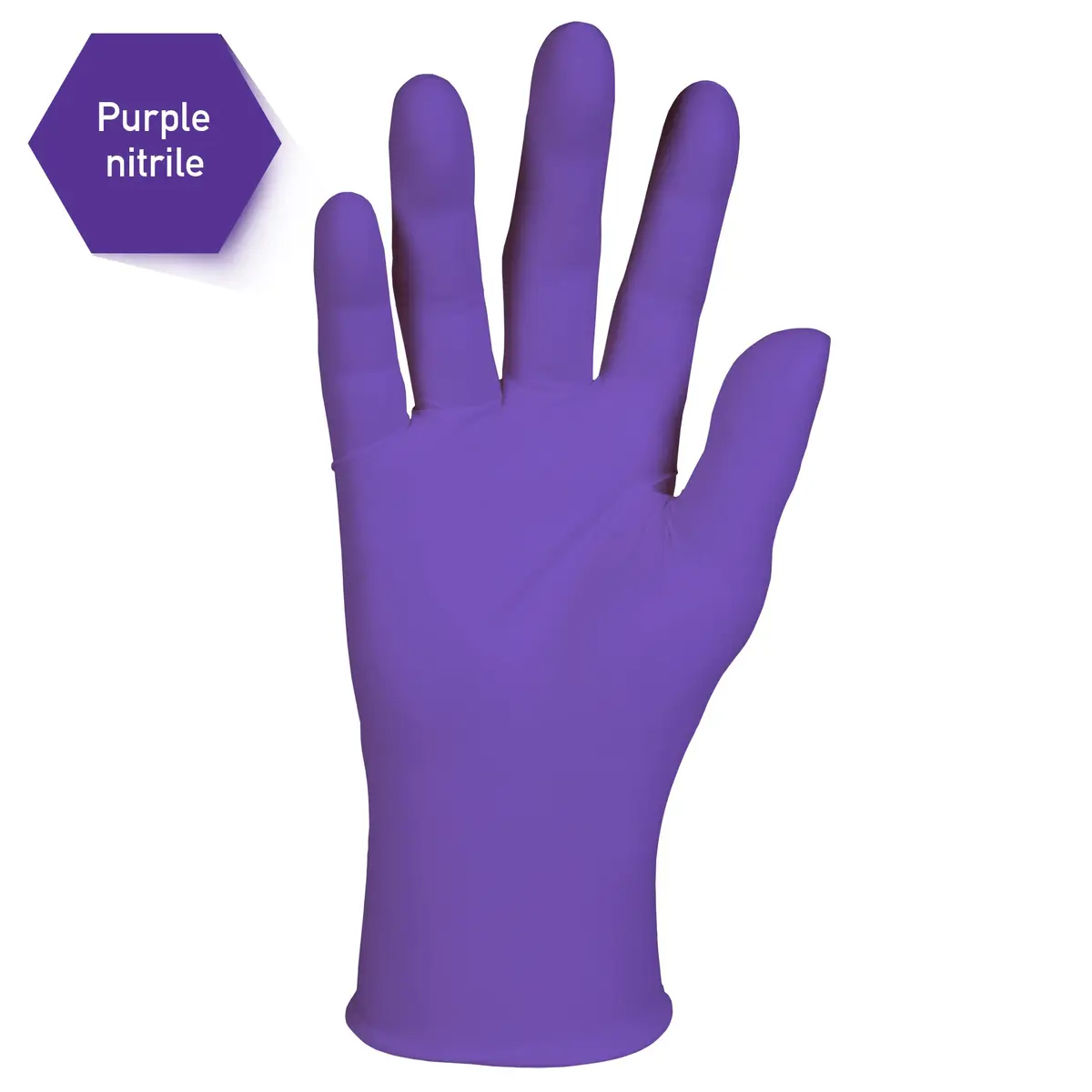 KIMTECH Purple Nitrile Exam Gloves Large 100 Count (9.5" Length, 5.9 Mil) | Superior Quality AQL 1.0 - view 2