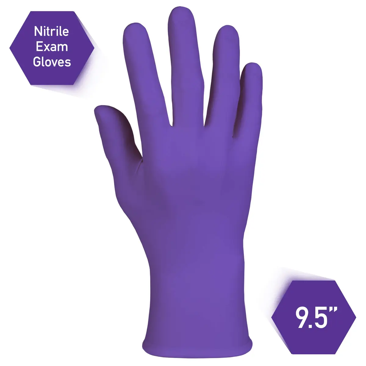 KIMTECH Purple Nitrile Exam Gloves Large 100 Count (9.5" Length, 5.9 Mil) | Superior Quality AQL 1.0 - view 3