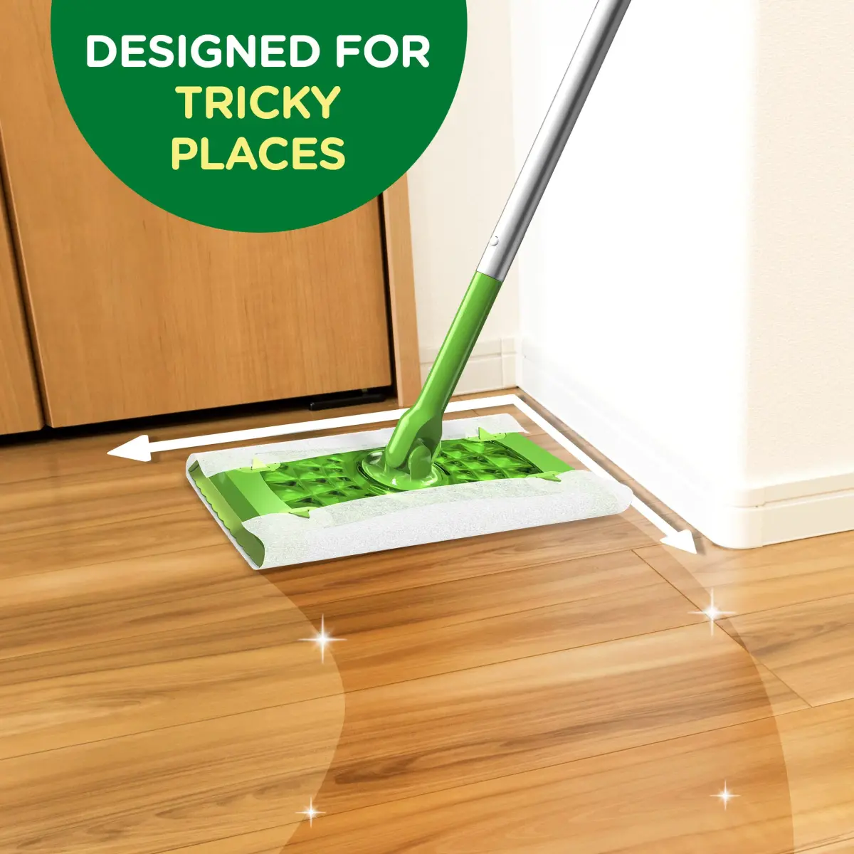 Swiffer Sweeper Dry Sweeping Pad Refills with Febreze Lavender Vanilla & Comfort Scent, 32 Count | Traps & Locks Dirt for Multi-Surface Floors - view 3