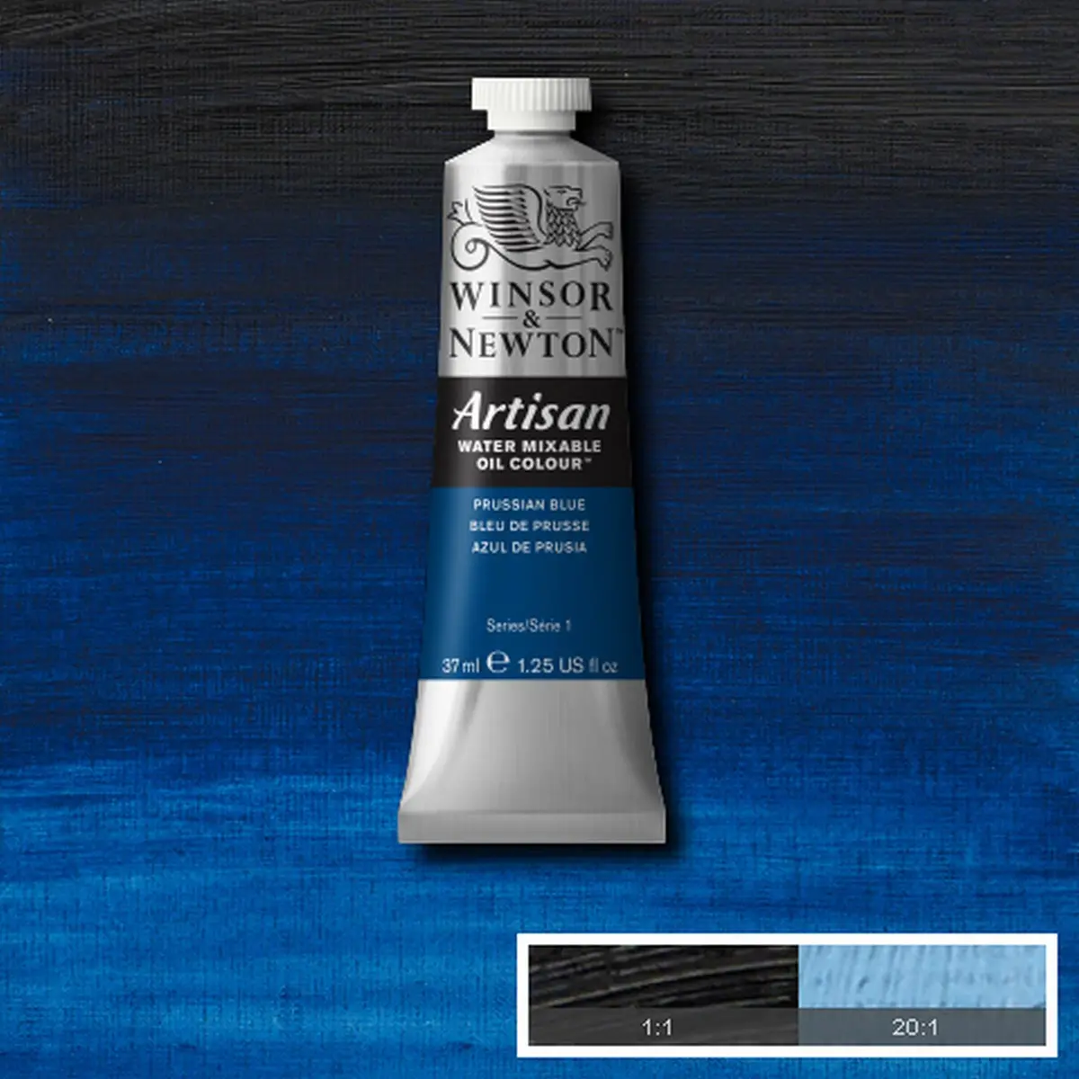 Winsor & Newton Artisan Water Mixable Oil Colour Prussian Blue 37ml (1.25 fl oz) | ASTM D4236 Certified - view 3
