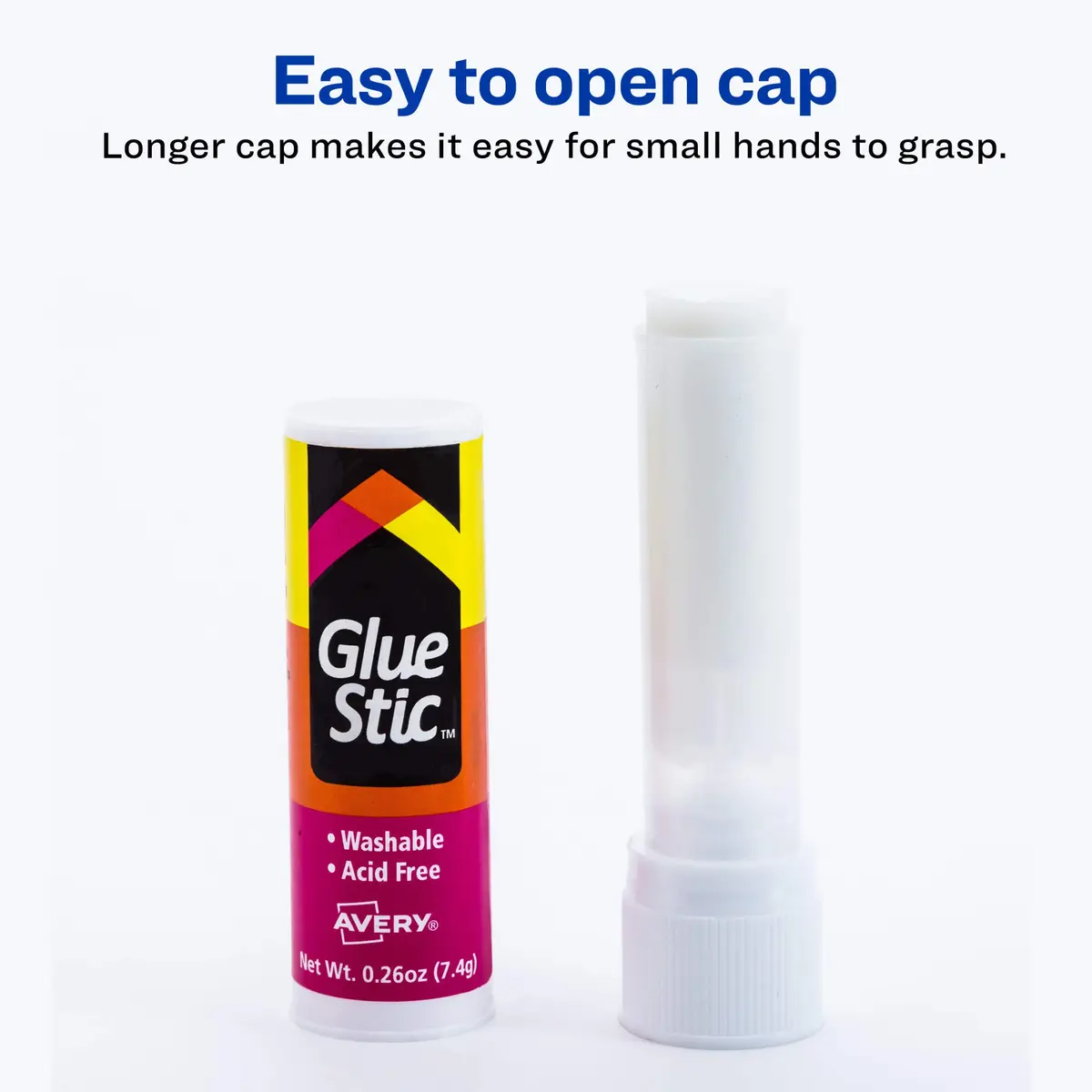Avery Bonding Adhesives Glue Stick 0.26 Oz. | Washable, Permanent, Acid-Free for Crafts & School Projects - view 7