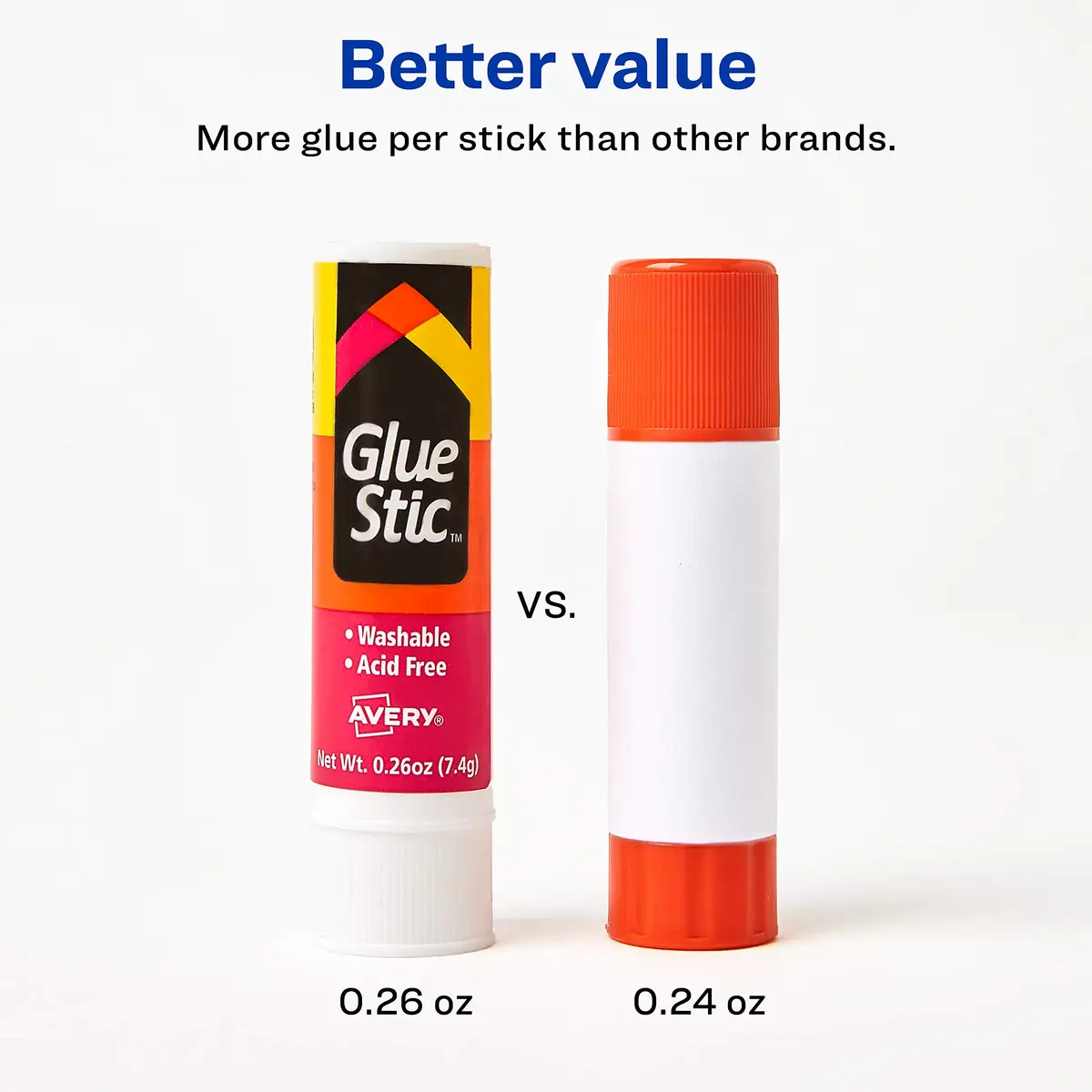 Avery Bonding Adhesives Glue Stick 0.26 Oz. | Washable, Permanent, Acid-Free for Crafts & School Projects - view 8
