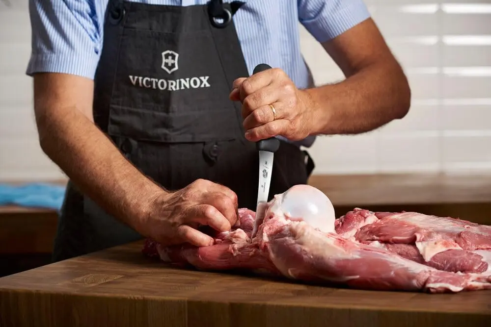 Victorinox 6 Inch Curved Fibrox Pro Boning Knife with Semi-stiff Blade | Swiss Made, Dishwasher Safe - view 2