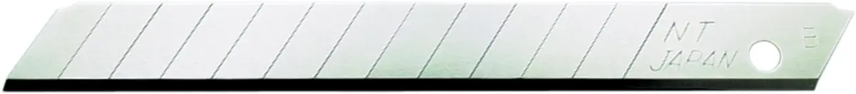 NT Cutter 9mm Snap-Off Blades | High-Quality Carbon Steel, 10-Pack, Japan - main product image