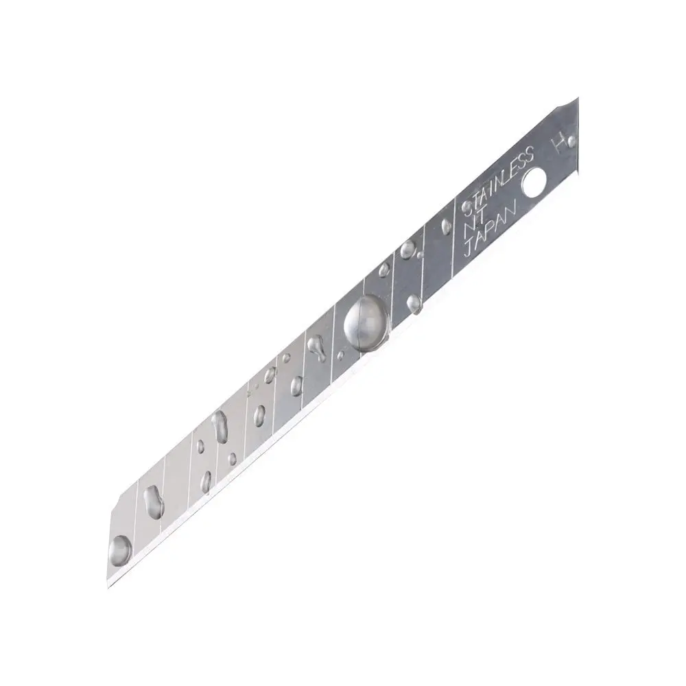 NT Cutter 9mm Stainless Steel Snap-Off Blades, 50-Blade Pack, 80mm Length | Rust-Resistant for Damp Conditions - view 3