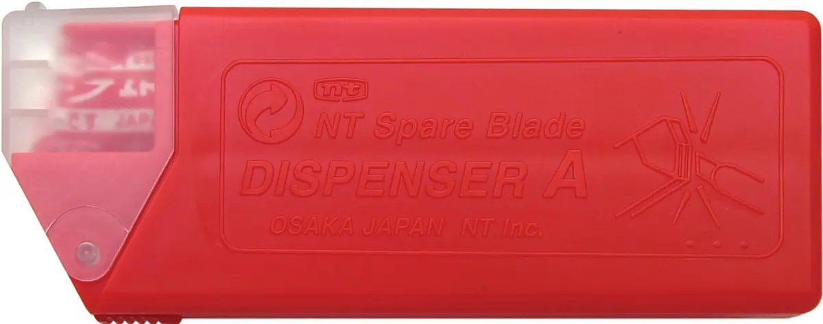 NT Cutter 9mm Snap-Off Precision Blades, 30 Degree, 10 Blades/Pack | Carbon Steel, Made in Japan - view 2